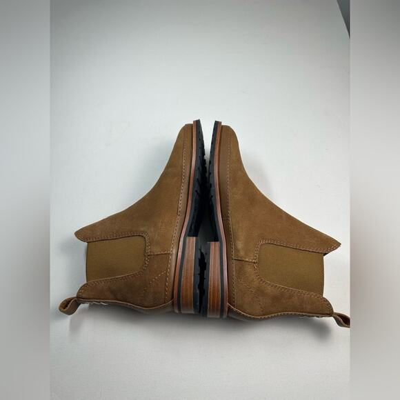 SOLUDOS PAIGE CHELSEA BOOT SUEDE CHESNUT SIZE 7 NWOB - Picture 5 of 8